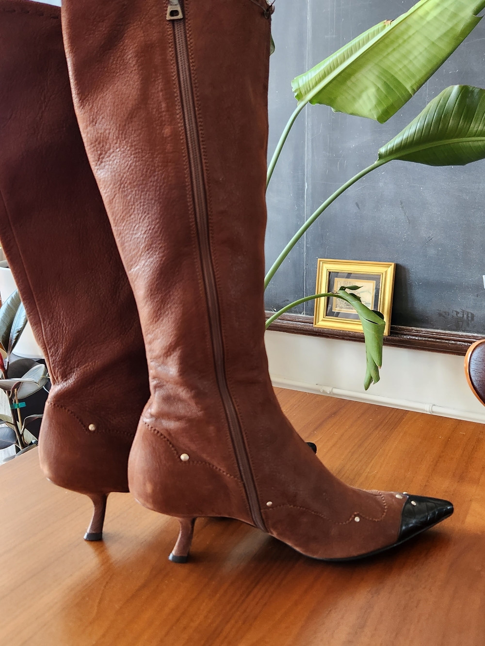 Prada Vintage Leather Boots - Picture 3 of 14